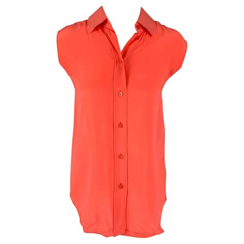 givenchy coral sleeveless blouse|Women's Givenchy Blouses .